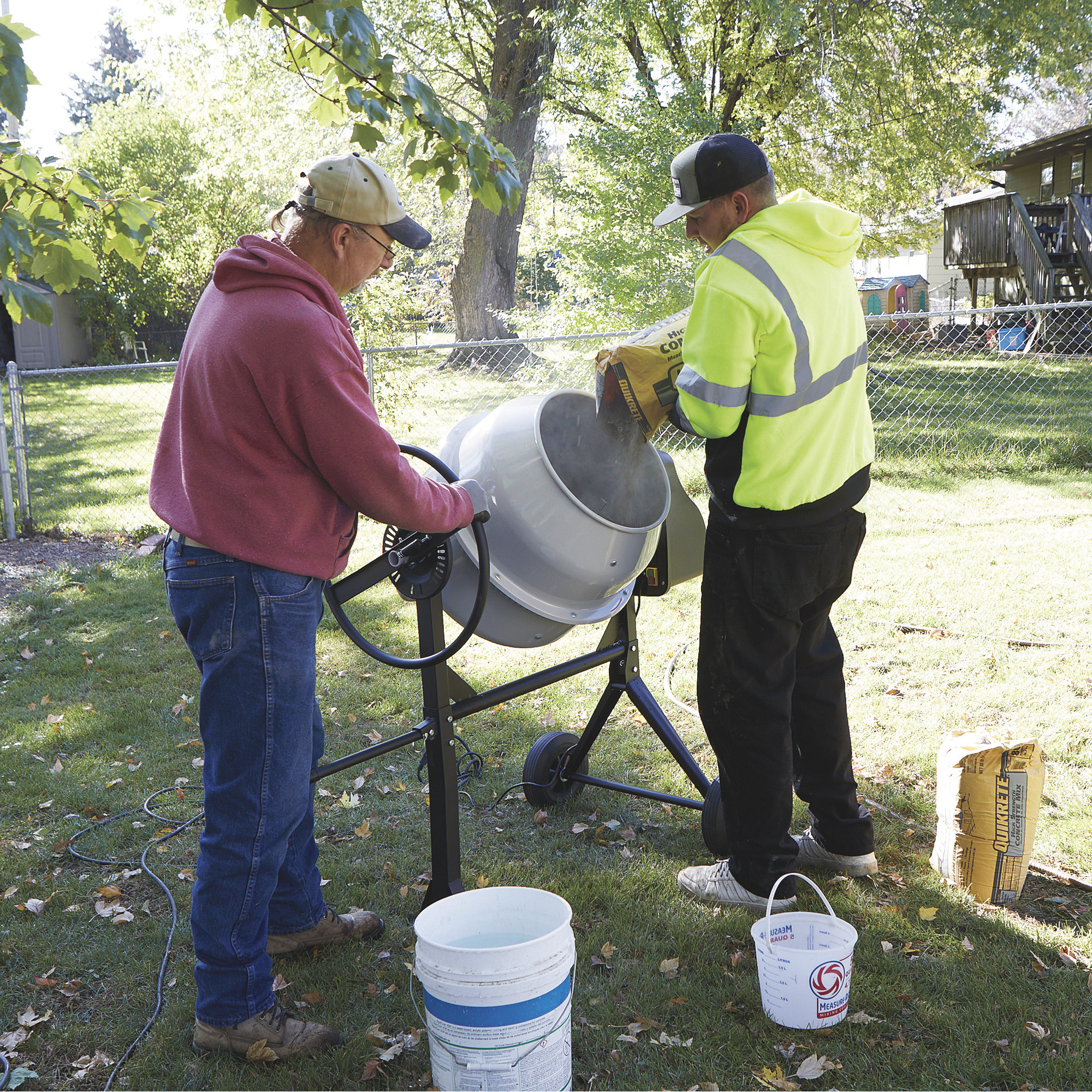 Pouring Concrete